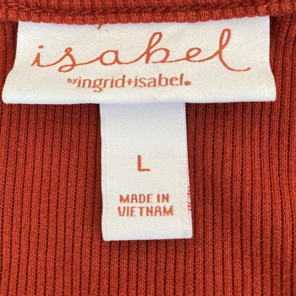 Isabel Maternity Ruffle Crop Top Size Large - Picture 5 of 6